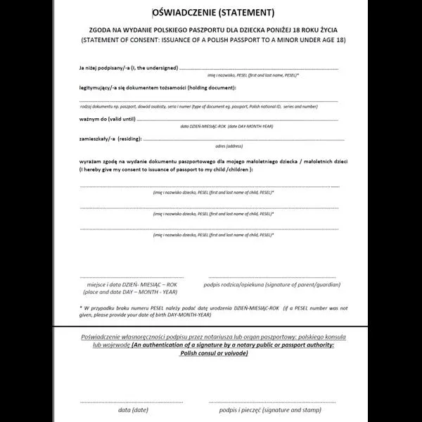 Koszty paszportu
