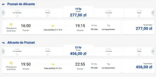 Najdogodniejsze połączenie lotnicze