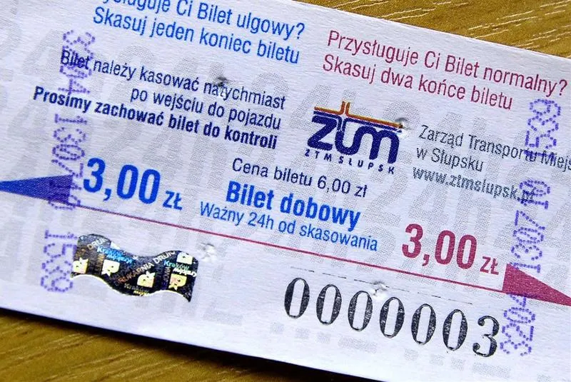 Skasowanie biletu dobowego