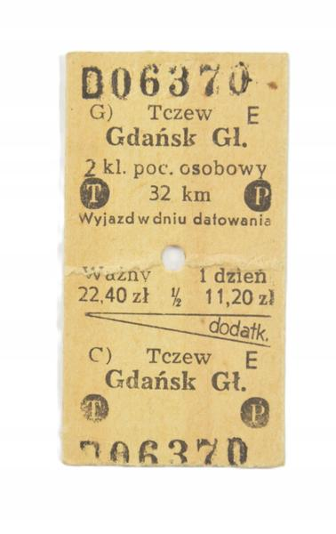 Wydruk biletów PKP