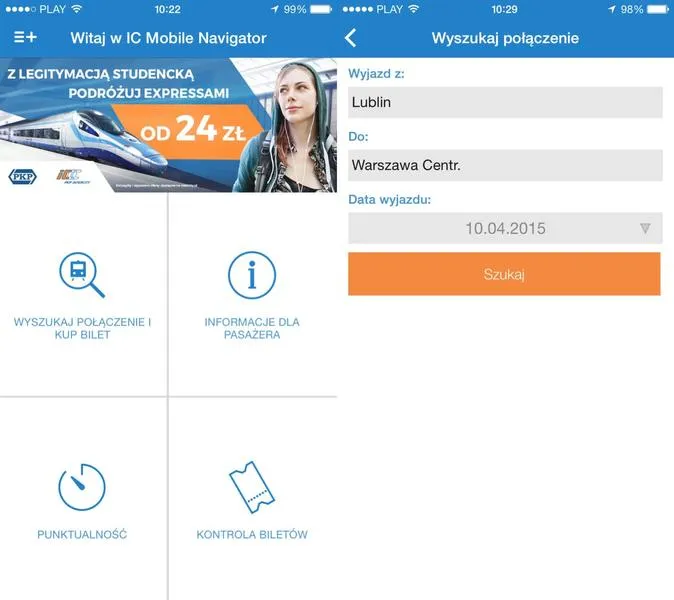Zakup biletu online